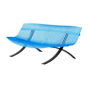 banc de jardin - pitement noir - Charivari Juliette Liberman