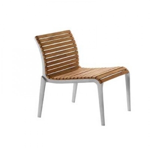 chauffeuse de jardin - Teak armchair Alberto Meda